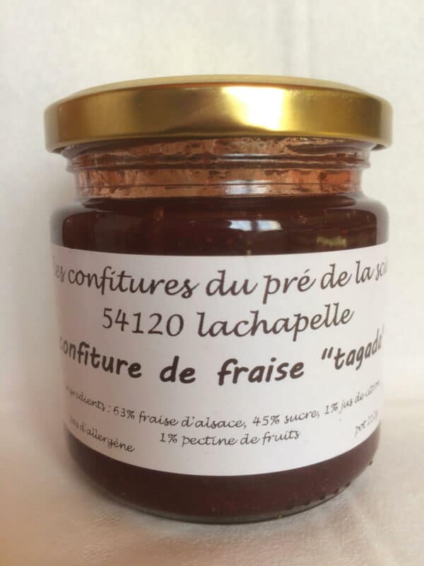 Confiture de fraises "tagada"