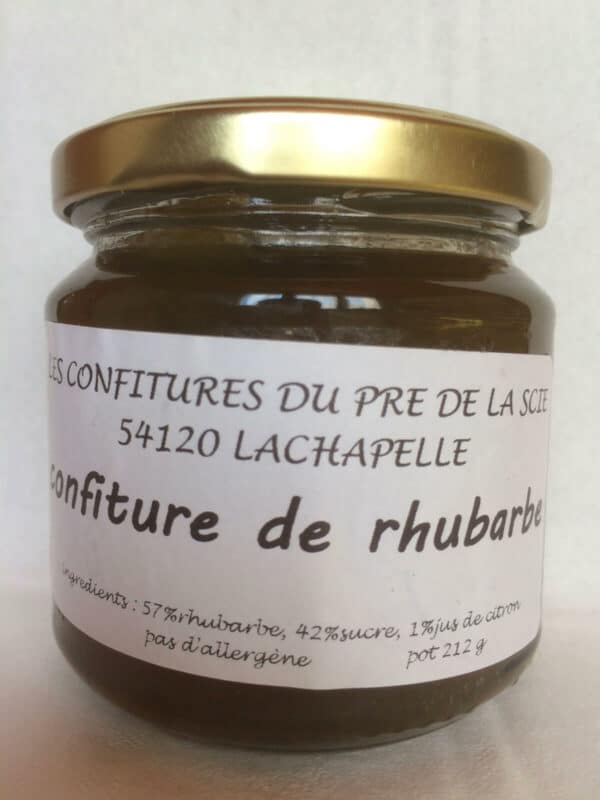 Confiture de rhubarbe