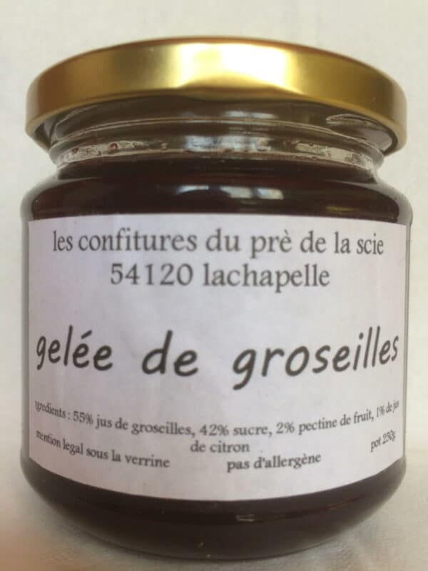 Gelée de groseilles