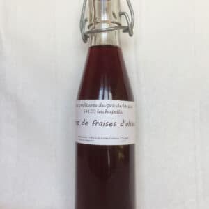 Sirop de fraises d'Alsace